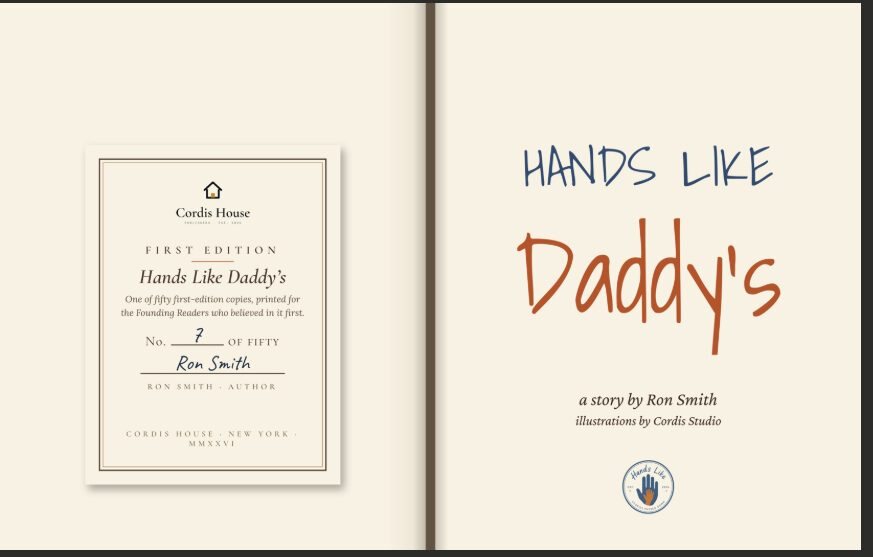The signed title page of a first edition copy